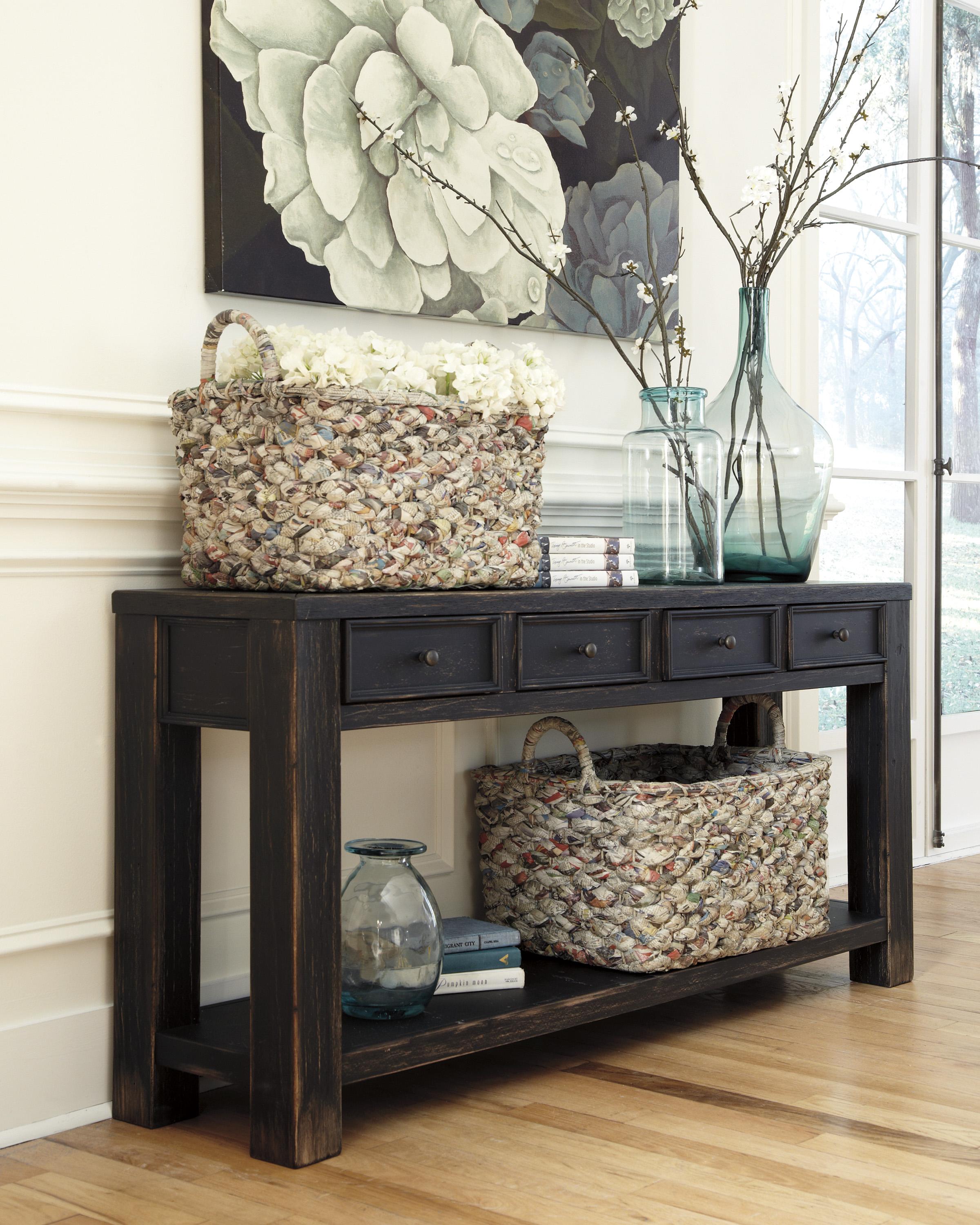 Gavelston 4 top piece entertainment center